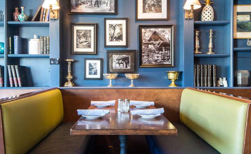 Proper Restaurant table and chair focus